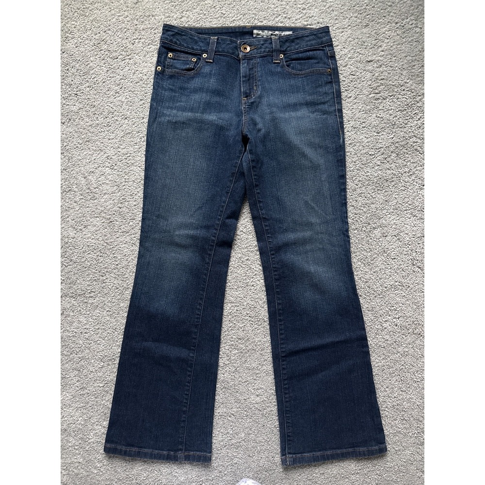 DKNY‎ Bootcut Jeans Women's 10 Short Classic Blue Denim Pants Low Rise